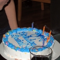 The birthday cake... Carvel, of course!