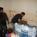 Tearing down the old kitchen