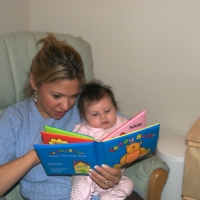 Aunt Ursula reads to Sara