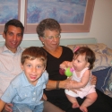 Uncle Michael, Cousin Max, Grandma and Sara