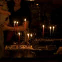 The Hanukkah lights