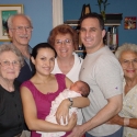 Great-Grandma, Bubbie, Pops, Great-Great Aunt Bob, Mama & Dad