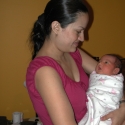 Mommy Rocio with Julia