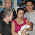 Grandpa, Great-Grandma, Mommy Rocio and Daddy