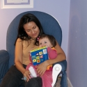 Aunt Rocio reads with Sara