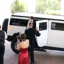 Kerry exits the limo