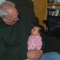 Grandpa & Sara Rose