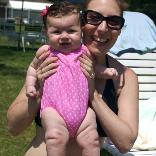 At the Rye Golf Club pool